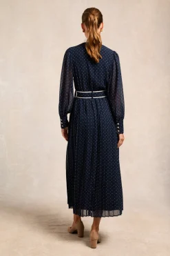 Annabel Pleated Maxi Dress