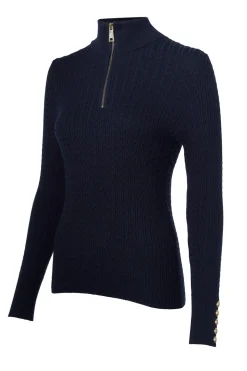Ava Quarter Zip Knit