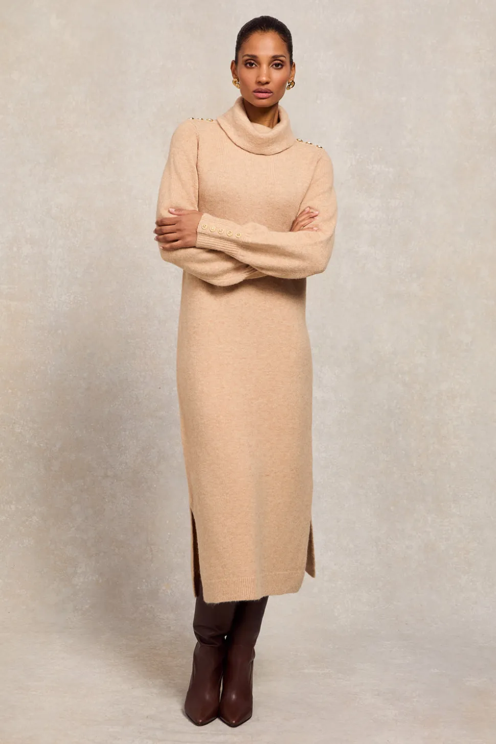 Berkeley Roll Neck Dress