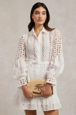 Broderie Lace Dress