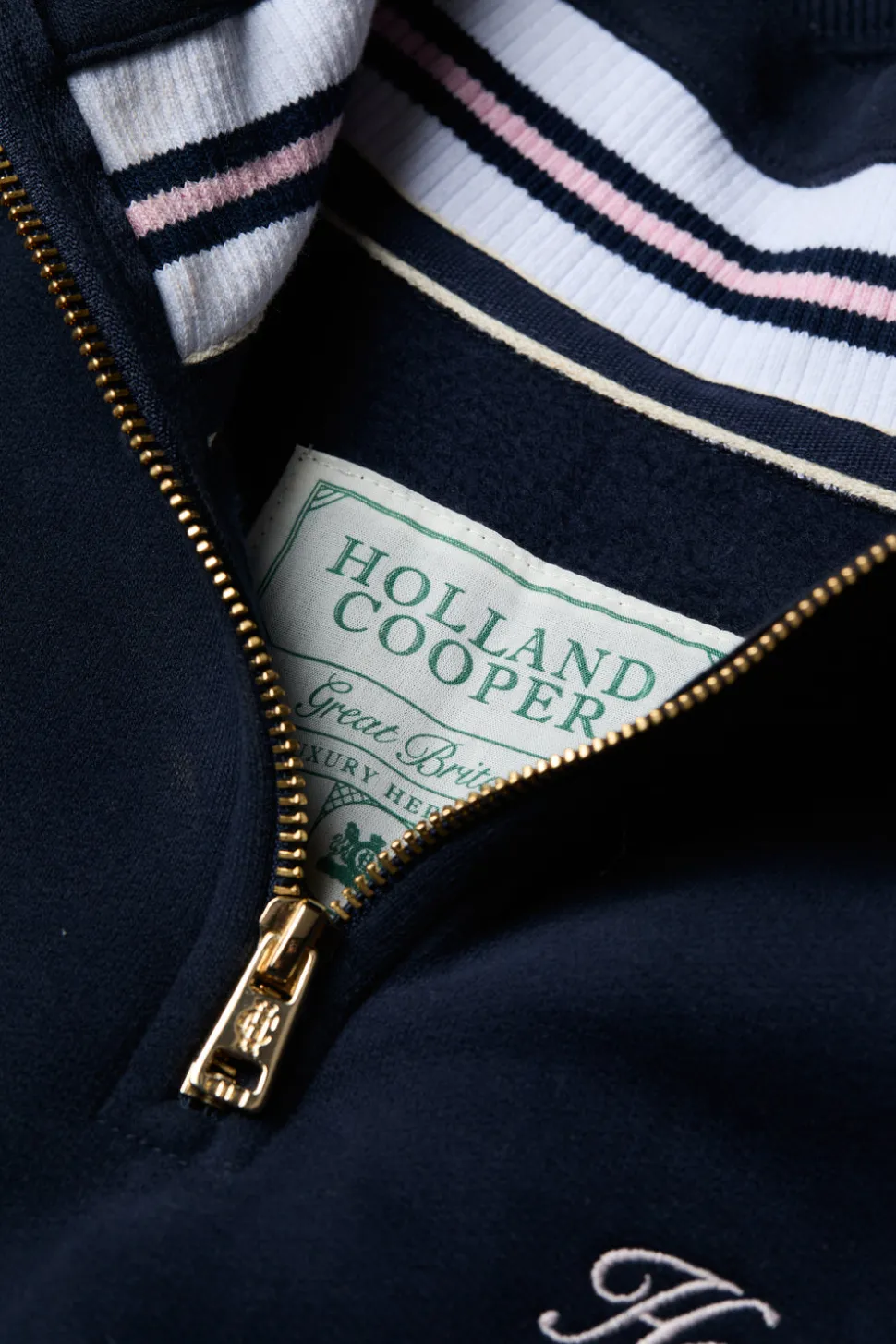 Burford Quarter Zip Neck Sweat