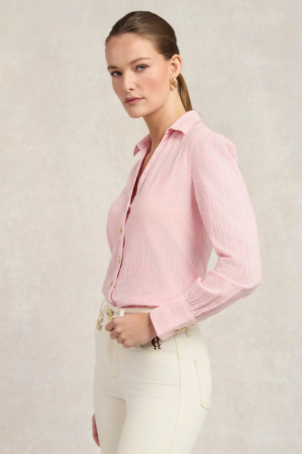 Classic V-Neck Blouse