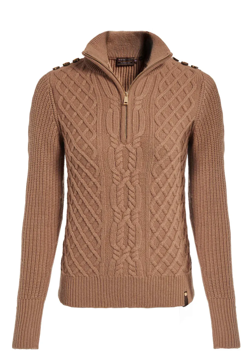 Country Cable Quarter Zip Knit