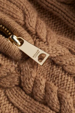 Country Cable Quarter Zip Knit