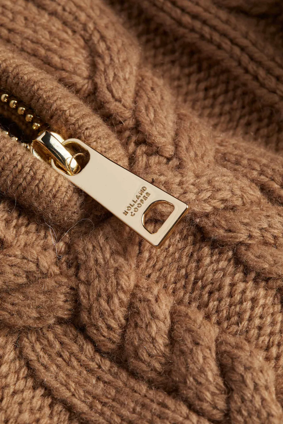 Country Cable Quarter Zip Knit