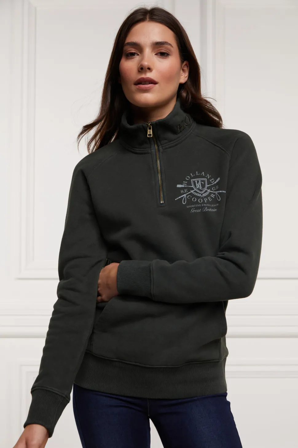 Crest Zip Henley