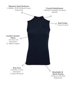 Crystal Sleeveless Base Layer
