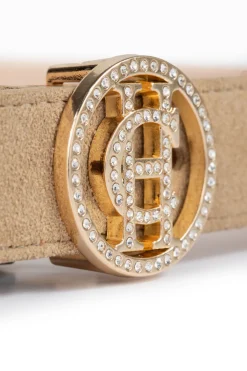 Crystal Slim Logo Belt