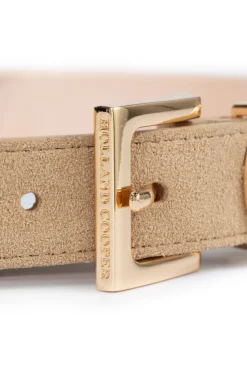 Crystal Slim Logo Belt