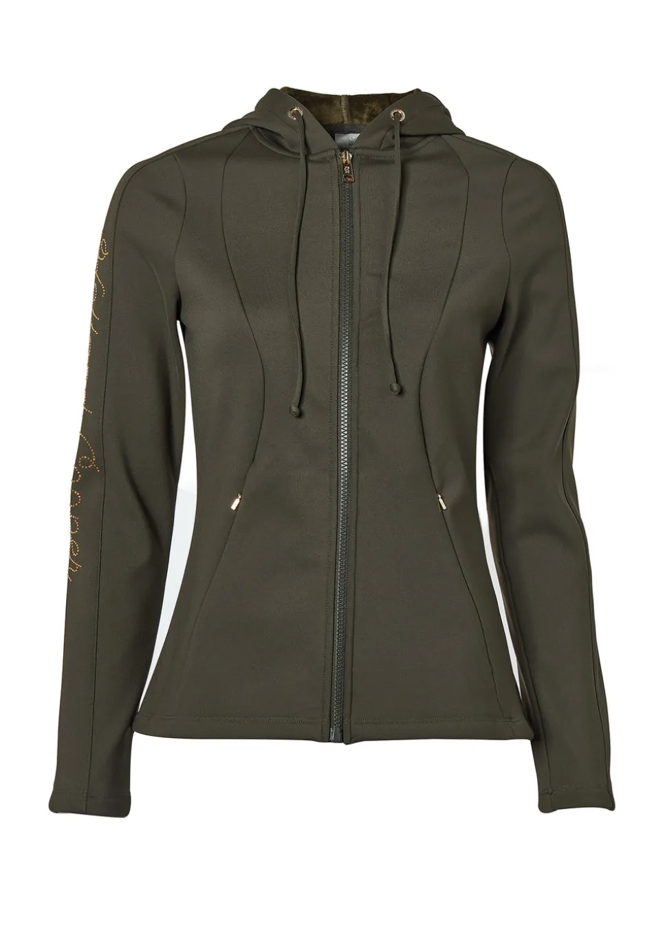 Crystal Zip Hoodie