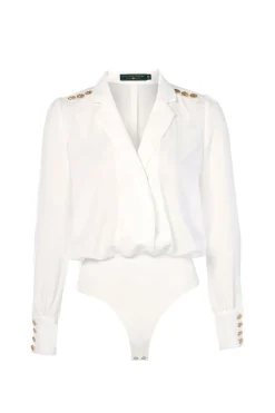 Cupro Shirt Bodysuit