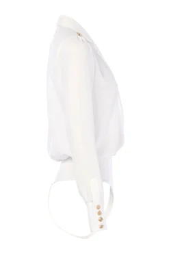 Cupro Shirt Bodysuit