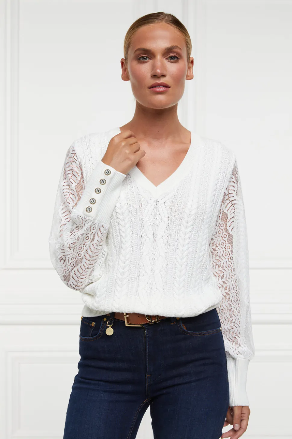 Featherton V-Neck Knit