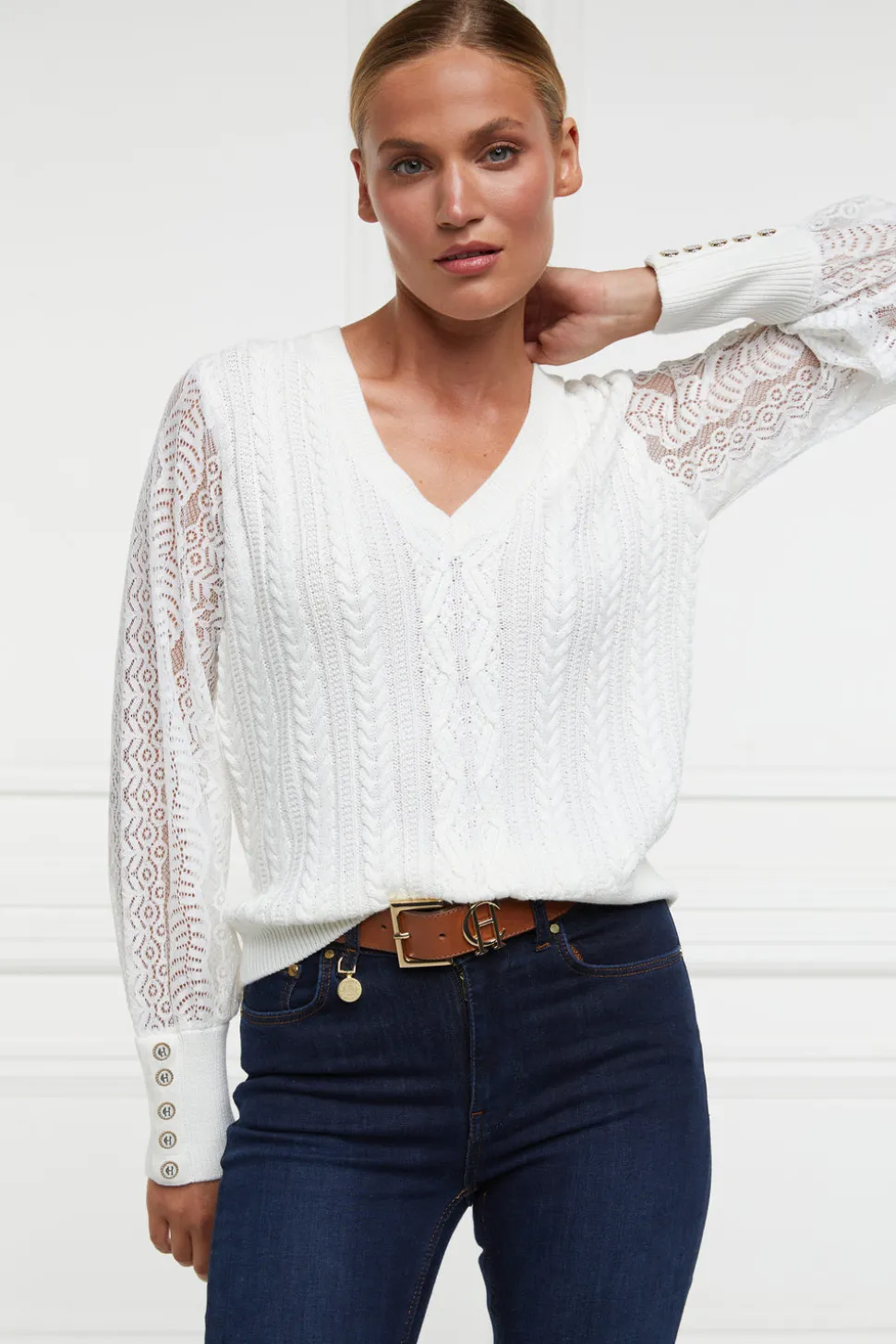 Featherton V-Neck Knit