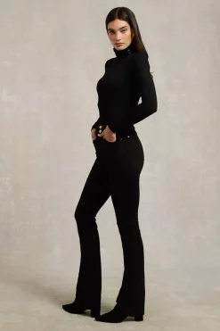 High Rise Flared Jean