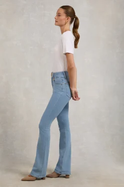 High Rise Flared Jean