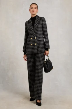 High Waisted Straight Trouser