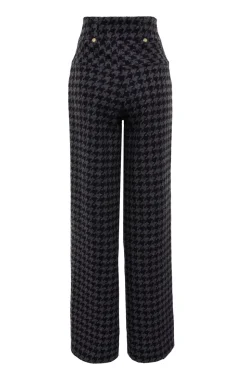 High Waisted Straight Trouser