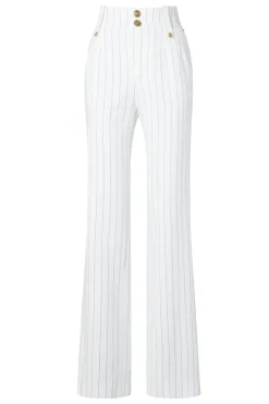 High Waisted Straight Trouser