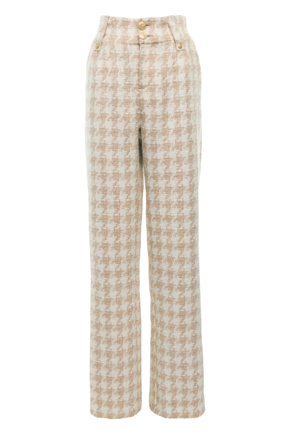 High Waisted Straight Trouser