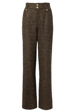 High Waisted Straight Trouser