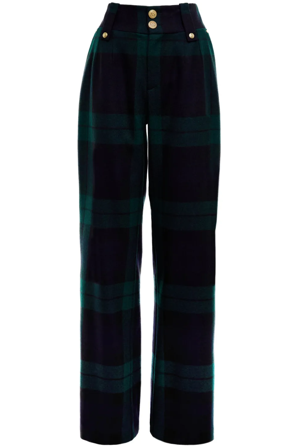 High Waisted Straight Trouser