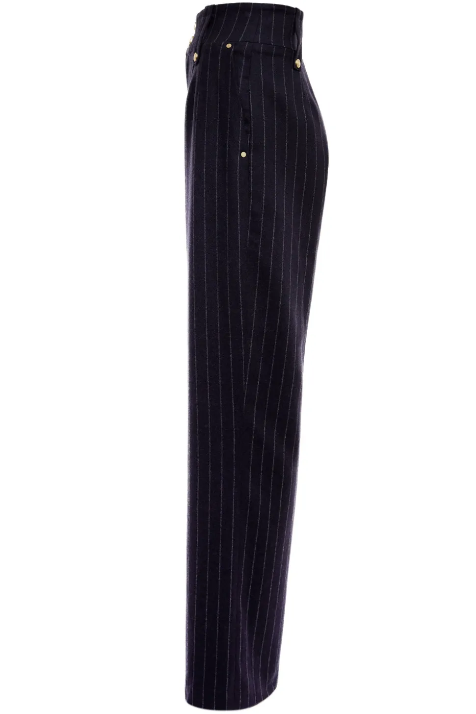 High Waisted Straight Trouser
