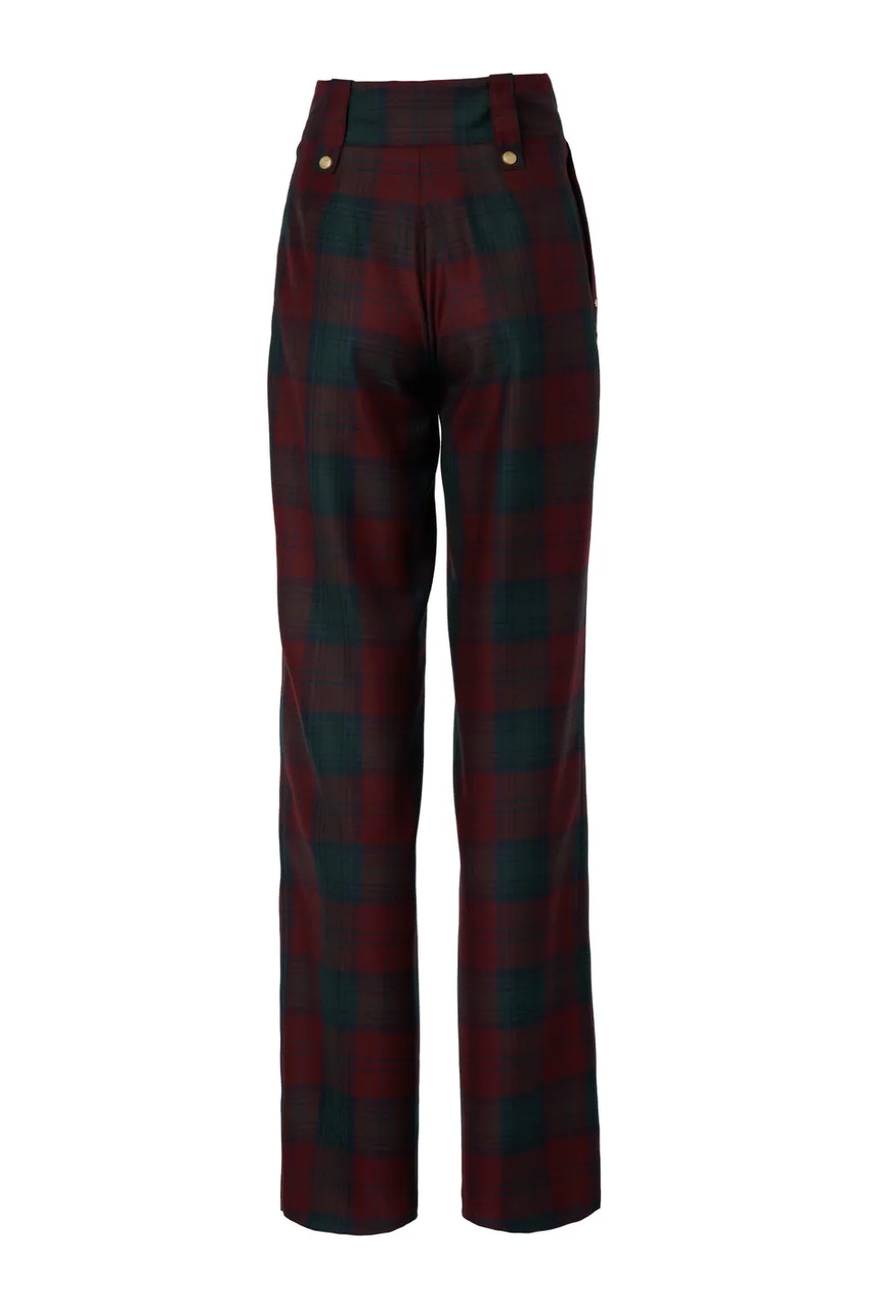 High Waisted Straight Trouser