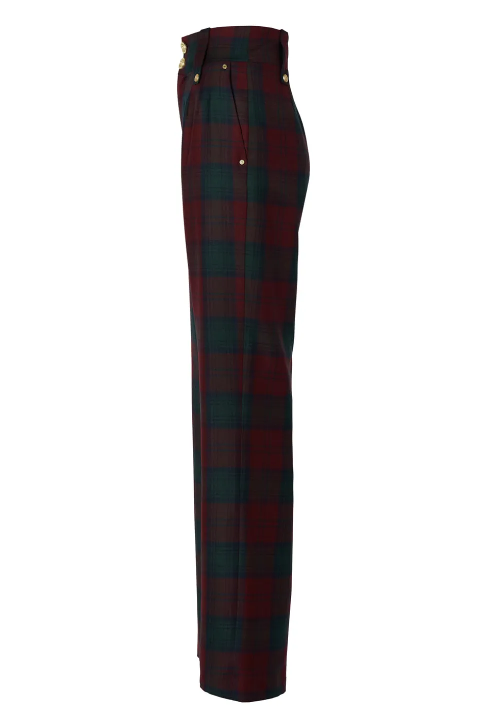 High Waisted Straight Trouser
