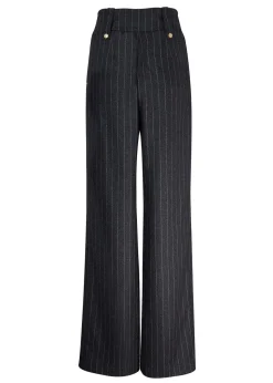 High Waisted Straight Trouser
