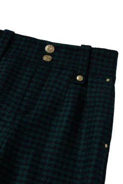 High Waisted Straight Trouser