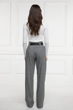 High Waisted Straight Trouser