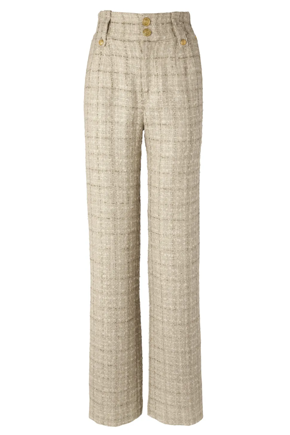 High Waisted Straight Trouser