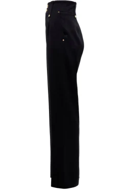 High Waisted Straight Trouser
