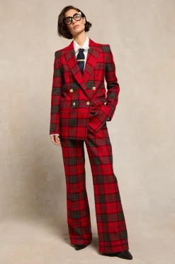 High Waisted Wide Leg Trouser