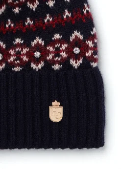 Jennifer Fairisle Bobble Hat
