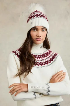Jennifer Fairisle Bobble Hat