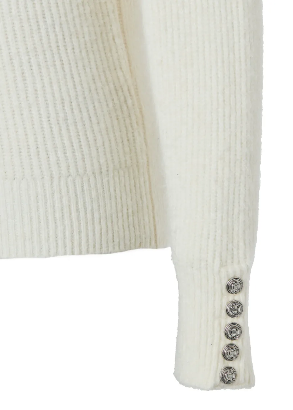Kelsie Rib Embellished Roll Neck