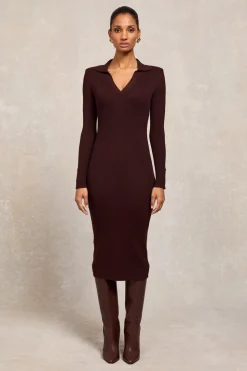 Knitted Shirt Dress
