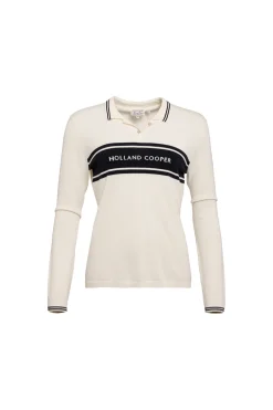 Layla Long Sleeve Knitted Polo