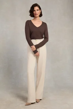 Long Sleeve V-Neck Tee