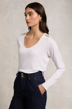 Long Sleeve V-Neck Tee