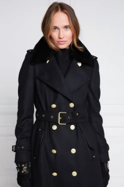 Marlborough Shearling Trench Coat