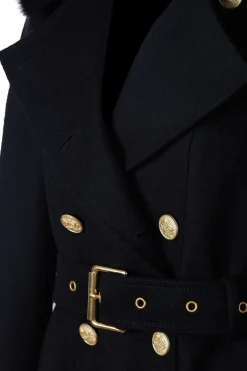 Marlborough Shearling Trench Coat
