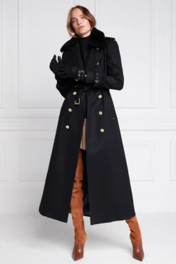 Marlborough Shearling Trench Coat
