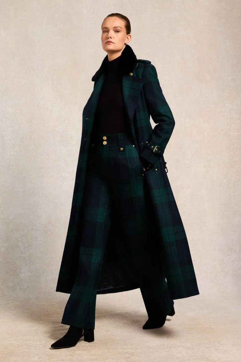 Marlborough Shearling Trench Coat