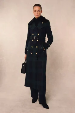 Marlborough Shearling Trench Coat