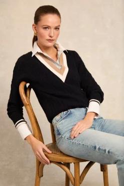 Melissa V Neck Knit