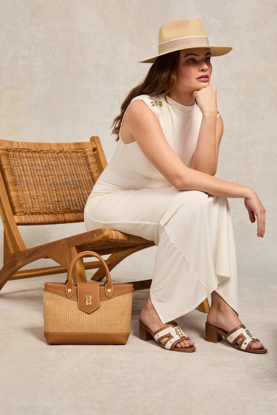 Monogram Mule
