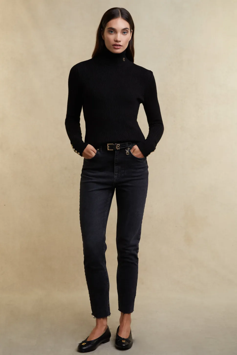 Painswick Roll Neck Knit